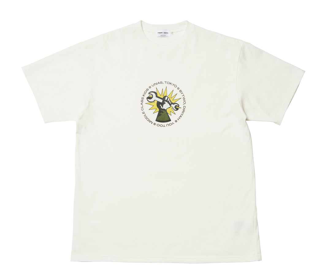Unas Tokyo x Bytwo T-shirt - White